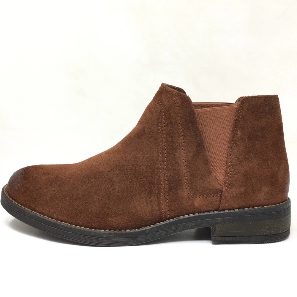 NEW Clarks Demi Beat Ankle Boots Booties Shoes Womens Size 8 Brown Suede